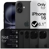 image:imageJETech Slim Case for iPhone 17e16e Black  Camera Lens Protection UltraThin Matte Finish Lightweight Minimalist DesignBlack