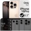image:imageJETech Slim Case for iPhone 17e16e Black  Camera Lens Protection UltraThin Matte Finish Lightweight Minimalist DesignDesert Titanium