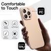 image:imageJETech Slim Case for iPhone 17e16e Black  Camera Lens Protection UltraThin Matte Finish Lightweight Minimalist DesignDesert Titanium