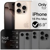 image:imageJETech Slim Case for iPhone 17e16e Black  Camera Lens Protection UltraThin Matte Finish Lightweight Minimalist DesignDesert Titanium