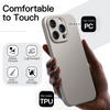 image:imageJETech Slim Case for iPhone 17e16e Black  Camera Lens Protection UltraThin Matte Finish Lightweight Minimalist DesignNatural Titanium