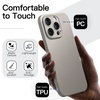 image:imageJETech Slim Case for iPhone 17e16e Black  Camera Lens Protection UltraThin Matte Finish Lightweight Minimalist DesignNatural Titanium