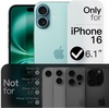 image:imageJETech Slim Case for iPhone 17e16e Black  Camera Lens Protection UltraThin Matte Finish Lightweight Minimalist DesignTeal