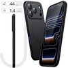 image:imageJETech Slim Magnetic Case for iPhone 17 Black  Compatible with MagSafe Full Camera Lens Protection Minimalist Soft TPU Cover Matte Finish ShockproofBlack