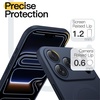 image:imageJETech Slim Magnetic Case for iPhone 17 Black  Compatible with MagSafe Full Camera Lens Protection Minimalist Soft TPU Cover Matte Finish ShockproofDark Blue
