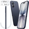 image:imageJETech Slim Magnetic Case for iPhone 17 Black  Compatible with MagSafe Full Camera Lens Protection Minimalist Soft TPU Cover Matte Finish ShockproofDeep Blue