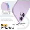 image:imageJETech Slim Magnetic Case for iPhone 17 Black  Compatible with MagSafe Full Camera Lens Protection Minimalist Soft TPU Cover Matte Finish ShockproofLavender