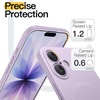 image:imageJETech Slim Magnetic Case for iPhone 17 Black  Compatible with MagSafe Full Camera Lens Protection Minimalist Soft TPU Cover Matte Finish ShockproofLavender