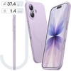 image:imageJETech Slim Magnetic Case for iPhone 17 Black  Compatible with MagSafe Full Camera Lens Protection Minimalist Soft TPU Cover Matte Finish ShockproofLavender