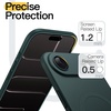 image:imageJETech Slim Magnetic Case for iPhone 17 Black  Compatible with MagSafe Full Camera Lens Protection Minimalist Soft TPU Cover Matte Finish ShockproofMidnight Green