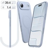 image:imageJETech Slim Magnetic Case for iPhone 17 Black  Compatible with MagSafe Full Camera Lens Protection Minimalist Soft TPU Cover Matte Finish ShockproofSky Blue