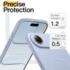 image:imageJETech Slim Magnetic Case for iPhone 17 Black  Compatible with MagSafe Full Camera Lens Protection Minimalist Soft TPU Cover Matte Finish ShockproofSky Blue