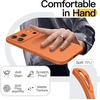 image:imageJETech Slim Magnetic Case for iPhone 17 Pro Orange  Compatible with MagSafe Full Camera Lens Protection Minimalist Soft TPU Cover Matte Finish ShockproofOrange