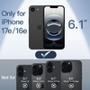 image:imageJETech Ultra Slim Case for iPhone 17e16e Black  Camera Lens Protection Lightweight Matte Finish Minimalist Hard PP Material Cover Supports Wireless ChargingBlack