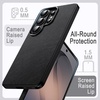 image:imageJETech Vegan Leather Case for Samsung Galaxy S26 Black  Compatible with MagSafe AntiSlip Grip Phone Cover Metal Button Soft Microfiber LiningBlack