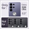 image:imageJETech Vegan Leather Case for Samsung Galaxy S26 Black  Compatible with MagSafe AntiSlip Grip Phone Cover Metal Button Soft Microfiber LiningHeron Purple