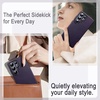 image:imageJETech Vegan Leather Case for Samsung Galaxy S26 Black  Compatible with MagSafe AntiSlip Grip Phone Cover Metal Button Soft Microfiber LiningHeron Purple