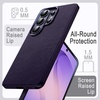 image:imageJETech Vegan Leather Case for Samsung Galaxy S26 Black  Compatible with MagSafe AntiSlip Grip Phone Cover Metal Button Soft Microfiber LiningHeron Purple