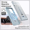 image:imageJETech Vegan Leather Case for Samsung Galaxy S26 Black  Compatible with MagSafe AntiSlip Grip Phone Cover Metal Button Soft Microfiber LiningOmphalodes
