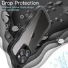 image:imageJETech Wavy Case for iPhone 17 Pro Max Orange  Cute Wavy Design Shockproof Protection Hard Clear PC Back Comfortable GripBlack