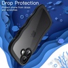 image:imageJETech Wavy Case for iPhone 17 Pro Max Orange  Cute Wavy Design Shockproof Protection Hard Clear PC Back Comfortable GripBlack