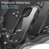 image:imageJETech Wavy Case for iPhone 17 Pro Max Orange  Cute Wavy Design Shockproof Protection Hard Clear PC Back Comfortable GripBlack