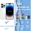 image:imageJETech Wavy Case for iPhone 17 Pro Max Orange  Cute Wavy Design Shockproof Protection Hard Clear PC Back Comfortable GripBlue