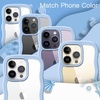 image:imageJETech Wavy Case for iPhone 17 Pro Max Orange  Cute Wavy Design Shockproof Protection Hard Clear PC Back Comfortable GripBlue