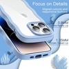 image:imageJETech Wavy Case for iPhone 17 Pro Max Orange  Cute Wavy Design Shockproof Protection Hard Clear PC Back Comfortable GripBlue