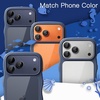 image:imageJETech Wavy Case for iPhone 17 Pro Max Orange  Cute Wavy Design Shockproof Protection Hard Clear PC Back Comfortable GripDark Blue