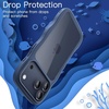 image:imageJETech Wavy Case for iPhone 17 Pro Max Orange  Cute Wavy Design Shockproof Protection Hard Clear PC Back Comfortable GripDark Blue