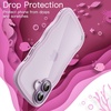 image:imageJETech Wavy Case for iPhone 17 Pro Max Orange  Cute Wavy Design Shockproof Protection Hard Clear PC Back Comfortable GripPurple