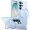 image:imageJETech 360 Rotatable Ring Stand Case for Samsung Galaxy S26 Black  Compatible with MagSafe Translucent Matte Back Stand amp Ring Holder Shockproof ProtectionOmphalodes