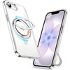 image:imageJETech 360 Rotatable Ring Stand Case for iPhone 17e16e Clear  Compatible with MagSafe Clear Back Stand amp Ring Holder Shockproof ProtectionClear