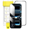 image:imageJETech AntiReflective 9H Screen Protector for iPhone 17 Pro Max 2Pack  AR Coating Full Coverage Black Edge Design Tempered Glass AntiFingerprint AutoAlign Installation CaseFriendlyiPhone 17 Pro Max