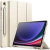 image:imageJETech Case Cover for Samsung Galaxy Tab S9 11 Black  Soft TPU Protection S Pen Holder TriFold Stand Supports S Pen Charging Auto WakeSleep Shockproof Lightweight DesignBeige