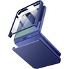 image:imageJETech Case for Samsung Galaxy Z Flip 7 Blue Shadow  Builtin Front Screen Protector Slim Hard PC Design Shockproof Protection AntiScratch FinishBlue Shadow