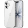 image:imageJETech Case for iPhone 17 AntiYellowing Clear  Shockproof Protection Scratch Resistant Hard PC Back Durable Transparent TPU BumperClear