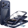 image:imageJETech Case for iPhone 17 Pro Max 360 Protection Orange  Compatible with MagSafe Builtin Tempered Glass Screen Protector Camera Control ButtonDeep Blue
