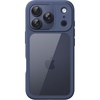 image:imageJETech Case for iPhone 17 Pro Max Orange  Solid Color Matte TPU Frame Scratch Resistant Clear Back Phone CoverDark Blue
