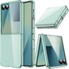 image:imageJETech Clear Case for Samsung Galaxy Z Flip 7 Clear  Crystal Clear Back Hard PC Construction Slim Fit Shockproof ProtectionMint
