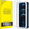 image:imageJETech FullCoverage Screen Protector for iPhone 17e16e13 Pro13 3Pack  Easy Installation Tool HD Clear Tempered Glass CaseFriendly EdgetoEdge ProtectioniPhone 12 Pro Max