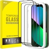 image:imageJETech FullCoverage Screen Protector for iPhone 17e16e14 3Pack  Black Edge Tempered Glass Easy Installation Tool HD Clear CaseFriendlyiPhone 13 mini