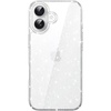 image:imageJETech Glitter Case for iPhone 17 Clear  Sparkly Glitter Design Shockproof Protection Clear Back Stylish LookClear