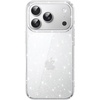 image:imageJETech Glitter Case for iPhone 17 Pro Clear  Sparkly Glitter Design Shockproof Protection Clear Back Stylish LookClear