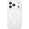 image:imageJETech Magnetic Matte Case for iPhone 17 Pro Max Frosted Clear  Compatible with MagSafe Translucent Frosted Soft TPU Cover AntiYellowing AntiFingerprint ShockproofFrosted Clear