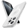 image:imageJETech Magnetic Matte Case for iPhone 17e16e Black  Compatible with MagSafe Translucent Frosted Soft TPU Cover AntiYellowing AntiFingerprint ShockproofFrosted Clear