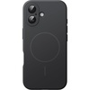 image:imageJETech Magnetic Silicone Case for iPhone 17 Pro Max Dark Blue  Compatible with MagSafe Silky Soft Touch Full Camera Lens Protection Shock Absorbing Phone CoverBlack