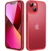 image:imageJETech Matte Case for iPhone 13 Black  MilitaryGrade Protection Frosted Matte Back AntiFingerprint Finish Shockproof DesignRed
