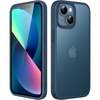 image:imageJETech Matte Case for iPhone 13 Black  MilitaryGrade Protection Frosted Matte Back AntiFingerprint Finish Shockproof DesignStorm Blue